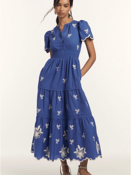 Anthropologie Dresses & Skirts - Anthropologie The Somerset Embroidered Maxi Dress